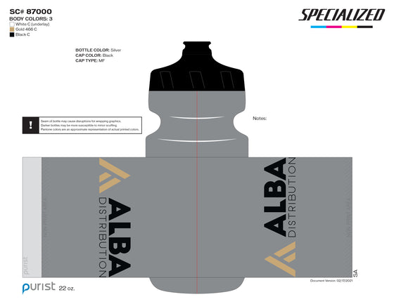 Alba Purist Bottle - Alba Distribution